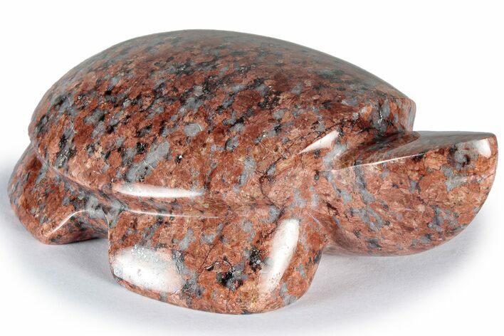 Carved Red Granite Turtle - Arizona #309066